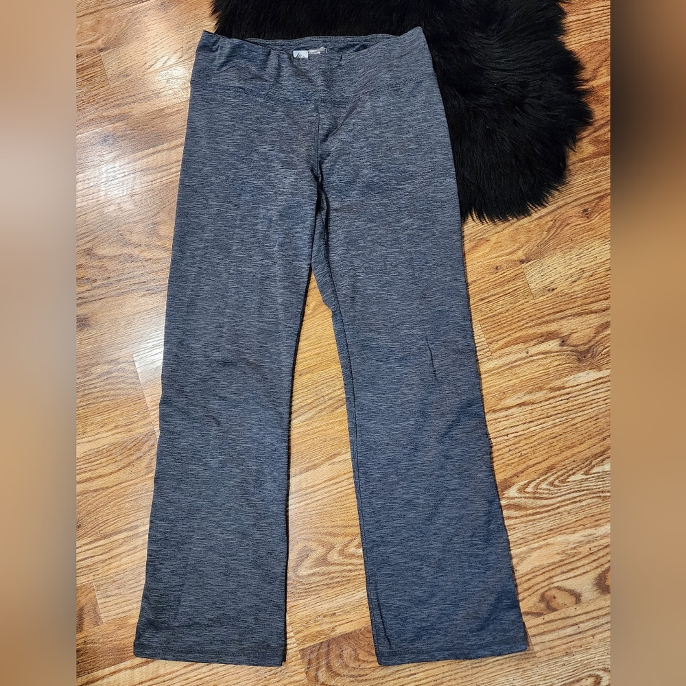 RBX Heathered Gray and Black Athletic Performance Pants Women's Size L